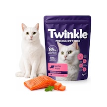 Twinkle Kısırlaştırılmış Kedi Maması 1 Kg - Balıklı Sterilised Kedi Maması -%85 Hayvansal Protein - Tam Ve Dengeli Beslenme - Böbrek Ve Üriner Sistem Desteği
