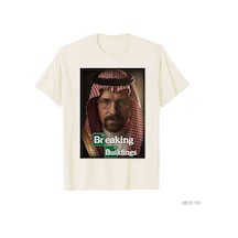 Flood Of Style Breaking Buildings Meme T-shirt Erkekler Kadınlar Için % 100% Pamuklu Tişörtler Kısa Kollu Üs Bej