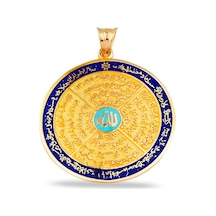 14 Ayar Altın Dua Mineli Kolye Ucu 3,25 Gr-6649