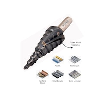 Tomax Expert Kademeli Matkap Ucu 4 - 30 Mm Titan Nitril Kaplama