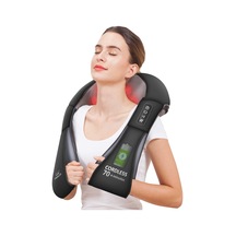 Snailax Kablosuz Masaj Shiatsu Boyun Masajı, Isı Fonksiyonlu, 4d Dönen Masaj, Boyun Omuz Sırtı İçin Kas Gevşetme, Erkekler / Kadınlar / Anne / Baba İçin Hediyeler
