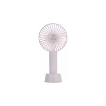 Desingshop Mini Şarjlı Standlı El Vantilatörü Fanı Soğutucu Vanti