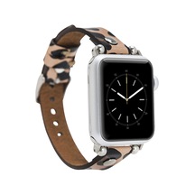 Apple Watch Uyumlu Deri Kordon 42-44-45mm St Leopar Ne Diğer