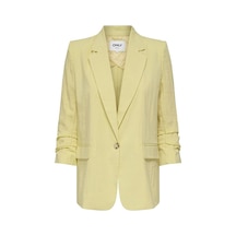 Only Onlita Regular Fit Kruvaze Yaka Blazer Ceket Bayan Ceket 15370275 Sarı Sari