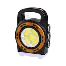 Soulader Taşınabilir Şarj Edilebilir Solar Led Lamba, Usb İle Şarj, Kamp Ve Acil Durum Aydınlatması İçin Pratik Çözüm Siyah