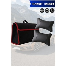 Renault Kangoo Uyumlu Siyah Renk Bagaj Çantası Koltuk Yastığı Lüks Model
