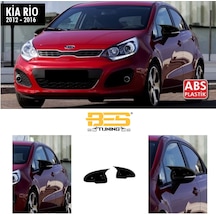 Kia Rio Batman Yarasa Ayna Kapağı Sinyalli Piano Black / 2012 - 2016