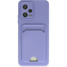 Newface - 141 - Xiaomi Redmi Note 12 4g Kılıf Kelvin Kartvizitli Silikon - Edntrend - - Lila