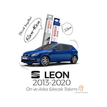 Bosch Aeroeco Seat Leon 2013 - 2020 Ön ve Arka Silecek Seti