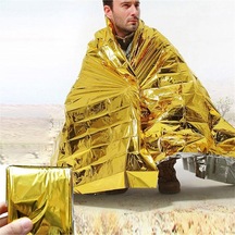 Acil Durum Ilk Yardım Battaniyesi Deprem Yanık Termal Battaniye Nem Ve Soğuktan Koruma Su Geçirmez Renkli