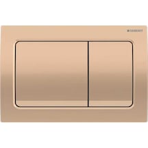 Geberit Alpha30 Kumanda Kapağı Çift Basmalı, Bronz - 115.055.qa.1 Bronz