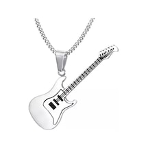 Gitar Kolye Paslanmaz Çelik Çelik