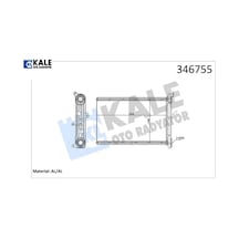 Kalorıfer Radyatoru E87 E90 F26 F25 E84 E92 E91 E81 Kale Radyatör 64119128953