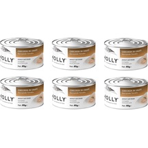 Molly Tavuklu Sos İçinde Yetişkin Kedi Konservesi 85 Gr. X 6 Adet
