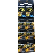 Duracell LR6/MN1500 Alkalin AA Kalem Pil Kartela 2 x 6'lı