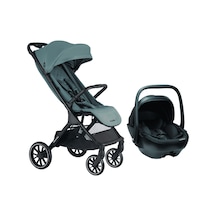 Easywalker Jackey Xl Travel Sistem Bebek Arabası Forest Green - Merkürbebe Guardix Anne Kucağı Antrasit