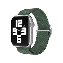 Newface Apple Watch 38mm Star Kordon - Benekli Koyu Yeşil Açık Mor