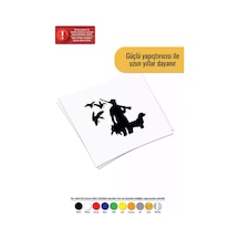 Avcı - Araç, Oto, Laptop, Duvar Uyumlu Sticker 50 50 Cm