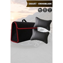 Smart Crossblade Uyumlu Bagaj Çantası Koltuk Yastığı Siyah Renk Lüks Model