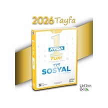 345 Yayınları 1 Ayda Tüm Tyt Sosyal Soru Bankası - Hızlı Tekrar Yeni Nesil