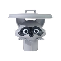 Chuangyinshop Gri Rakun Tuvalet Kağıdı Tutucu 3d Baskılı Banyo Dekoru Pratik Saklama Gri