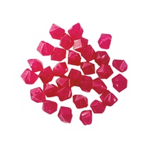 Neevoyu 200 Adet Pembe Resin Akvaryum Bahçe Dekorasyonu Işıklı Parlak Taşlar - Mini Boy Fluoresan造景 Aksesuarı