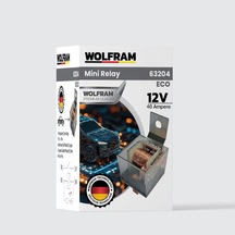 Röle Çift Platinli Şeffaf 4 Uçlu Eco 12v 5 Adet - Wolfram 63204