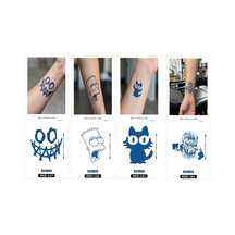 Minimal 5 Cm Yarı Kalıcı Geçici Dövme 4 Adet Birden Aylık Mini Set 21