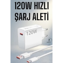Ultra Turbo Max Hızlı Şarj Aleti Type-c Uyumlu 120w
