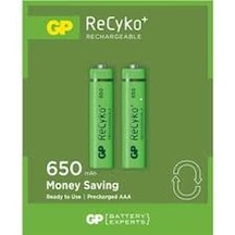 Gp Recyko 650mah Aaa Şarjlı İnce Pil 63c092 2li Kart 2