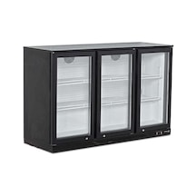 Jp Bar Arkası Şişe Soğutucu-3 Çarpma Kapaklı-133,5X50,5X88,5 Cm