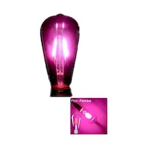 4 W Pembe Işık 4 Flamanlı Rustik E27 Duy Led Ampül Renkli 1 Adet