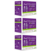 Suda Collagen Fxone Elmalı 13gr X 30 Gün Tip 1-2-3 10.000mg Kolajen Içerir. 3 Lü Paket