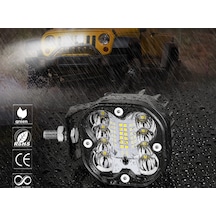 12 Led 36w Su Geçirmez Off Road Çalışma Tekne Lambası