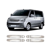 Volkswagen T5 Transporter Uyumlu 2003-2023 Krom Kapı Kolu 4 Kapı Paslanmaz Çelik