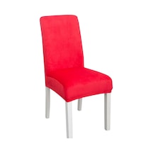 Sones Basit Yumuşak Yüksek Elastik Kalınlaştırıcı Kadife Yarı İç Mekan Sandalye Örtüsü Otel Sandalye Örtüsü Kırmızı Sones Basit Yumuşak Yüksek Elastik Kalınlaştırıcı Kadife Yarı İç Mekan Sandalye Örtüsü Otel Sandalye Örtüsü Kırmızı