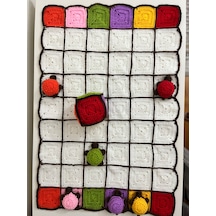 Turtle Racing Board Game/kaplumbağa Yarış Oyunu/montessori Örgü Oyun Seti Çok Renkli