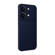 Xiaomi Poco X8 Pro Max Auto Focus Karbon Kapak - Lacivert Standart