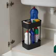Elite - 2 Katlı Çok Amaçlı Pratik Mutfak Ve Banyo Organizer Düzenleyici Tekerleksiz Plastik 20 X 3 Diğer