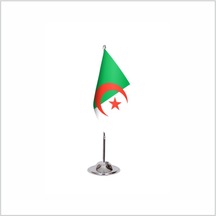 Cezayir Tekli Masa Bayrağı