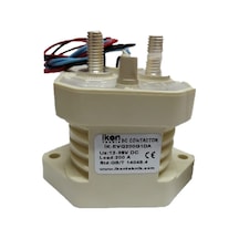 İKON TEKNİK EVQ200G1DA DC Kontaktör 200A 12V 900VDC SPST NO Yardımcı Kontak