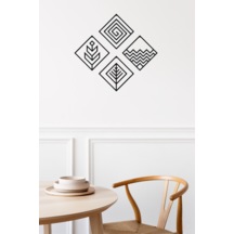 4 Element Temalı Ahşap Mdf Duvar Dekoru
