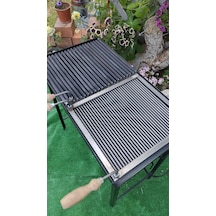 İklim G0-70 Çift Izgaralı Mangal 40 x 70 CM Çubuk - Döküm Izgaralı Mangal