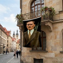 Takım Elbise Gazi Mustafa Kemal Atatürk Poster Bayrak Premium Raşel Kumaş Ata55 Diğer