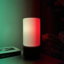 Zen Silindir Rgb Masa Lambası Wifi Akıllı Gece Lambası, Sesli Komut Google , 16 Milyon Renk E27 Led, Tuya/smart Life, Yatak Odası Salon Dekoratif Ambiyans Aydınlatma .
