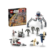 LEGO® Star Wars™ Klon Trooper ve Savaş Droidi Savaş Paketi Seti 75372-7+ Yaratıcı Oyuncak Yapım Seti - 215 Parça