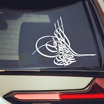 Osmanlı Tuğrası Tuğra Araba Oto Sticker Araba Etiket Yapıştırma