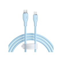 Baseus Pudding 1.2 M Hızlı Şarj Özellikli Type-C to Lightning 20 W Kablo Mavi