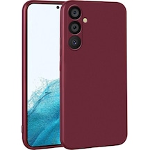 Butam Bilişim Galaxy Uyumlu A54 Kılıf Premier Silikon Kapak - Mürdüm Mürdüm