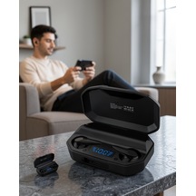 Kulak İçi Bluetooth Kulaklık Rgb Işıklı Bt 5.2 Uczzzg30kulaklıkkkkkkk5-1 Belirtilmemiş